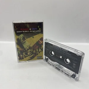 Bloods & Crips - Bangin' On Wax 2... The Saga Continues (Cassette Tape) Rare USA - Picture 1 of 9