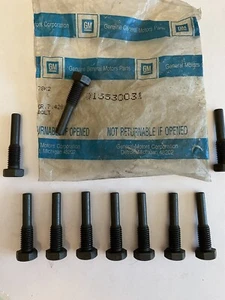 NOS 1984-93 Chevy S10 Truck Blazer Jimmy 4x4 Front Torsion Bar Retainer Bolts - Imagen 1 de 1