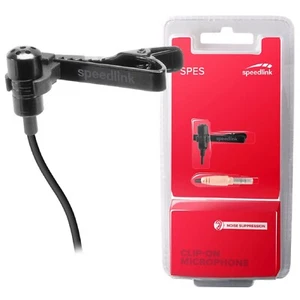 Mini microphone Speedlink SPES Clip-On prise 3,5 mm m pour ordinateur portable HiFi PC - Photo 1/4