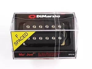 DiMarzio F-spaced Mo' Joe Bridge Humbucker Black W/Chrome Poles DP 216 - Picture 1 of 1