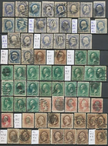 Lot USA aus Michel No. 36 - 48 gestempelt - 98 Werte - Bild 1 von 2