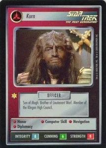 Star Trek CCG Reflections Kurn Very Rare Foil VRF - Bild 1 von 1