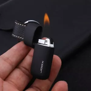Compact Keychain Free Fire Torch Lighter New Flint Lighter Mini Pocket Pendant - Picture 1 of 4