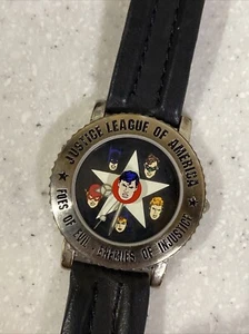 1993 DC Comics Warner Bros Studio Stores Justice League of America Watch - Picture 1 of 6