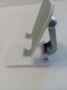 Foldable Adjustable iPhone Holder For Desktop New White Open Box  - Picture 1 of 9