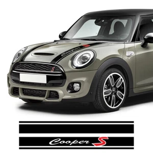 Calcomanías de capó de coche para MINI Cooper S F55 F56 pegatinas gráficos negro - Imagen 1 de 8