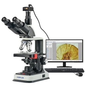 KOPPACE 40X-2500X Electron Biological Microscope 5 Million Pixels USB2.0 Camera - Picture 1 of 12