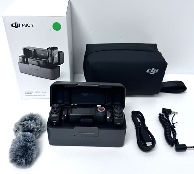 DJI MIC 2 Wireless Microphone Kit (2 TX + 1 RX + Charging Case) - Image 1 of 4