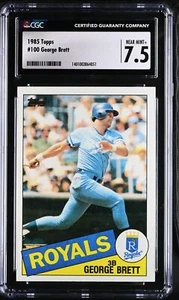 1985 Topps George Brett #100 CGC 7.5 P1369 - Picture 1 of 2