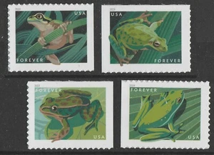 US 5395-5398 Frogs F single set 4 MNH 2019 - Picture 1 of 1