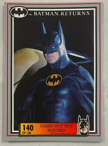 Dynamic 1992 BATMAN RETURNS #140 Dazed But Not Injured Collector Trading Card - Picture 1 of 2