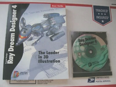Ray Dream Designer 4 User Guide Fractal Design Paperback 3D Illustration +CD - Image 1 of 3