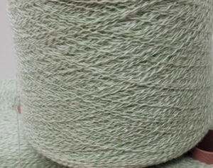 Wolle Garn Stricken|braun schurwolle/PA grün-weiss 800gr STRICKEN 5500m - Bild 1 von 5