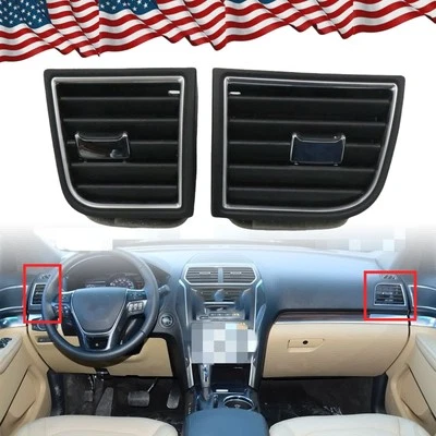 Fits 2016-2019 Ford Explorer Front Driver Passenger Air Vent Louvre Assembly US - Imagem 1 de 4