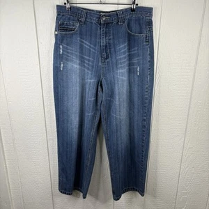 Pantalones de mezclilla Y2K South Pole etiqueta tostada talla 36x30 - Imagen 1 de 5