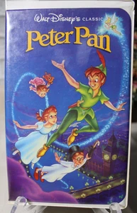 Walt Disney Classic Peter Pan (VHS, 1990) Black Diamond Edition Tested - Picture 1 of 6