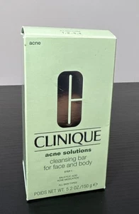 Clinique Akne Lösungen reinigende Seife für Gesicht und Körper volle Größe 5,2 Oz. - Bild 1 von 7