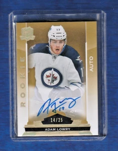 2014-15 Upper Deck The Cup Rookie Auto # 158 Adam Lowry/25 Oro - Imagen 1 de 2