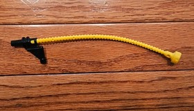 Lego Duplo HOSE YELLOW w/ BLACK END & NOZZLE Gas Fuel Pump Fireman's Water Hose