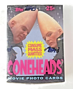 1993 Topps Coneheads Factory Sealed Wax Box – 48 Packs – SNL Dan Aykroyd - Picture 1 of 11