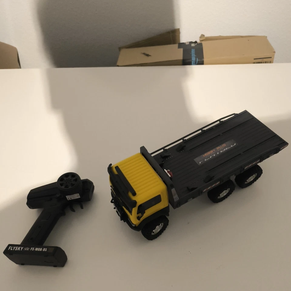 Hobby Plus Absima 1:18 CR-18P Tow Truck ARKTOS 6x6 gelb SIEHE TEXT/FOTO - Bild 1 von 4