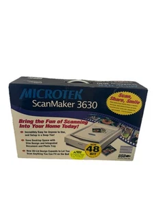 Microtek ScanMaker 3600 Flatbed Scanner New in box - Picture 1 of 5