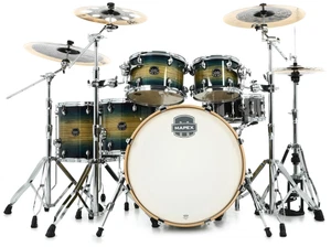 Mapex Armory AR628SFU 6-piece Studioease Fast Tom Shell Pack - Rainforest Burst - Picture 1 of 11