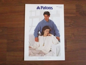 Men's/Women's Sweaters 32 - 46 inch DK Knitting Pattern - Patons PBN D 5175 - Picture 1 of 1