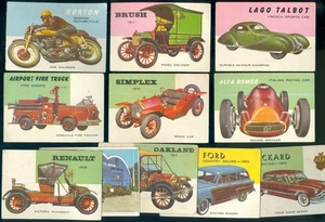 11 1953 TOPPS WORLD ON WHEELS CARDS - Picture 1 of 1