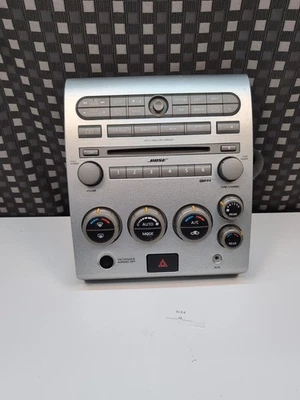 2006 NISSAN  ARMADA FRONT AC CLIMATE RADIO CONTROL BEZEL CD DVD OEM Bose - Image 1 of 4
