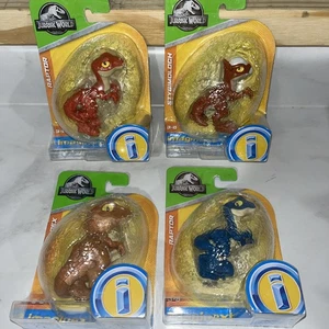 NEW Imaginext JURASSIC WORLD Egg Dinosaur Lot Raptors Stygimoloch T-REX - Picture 1 of 5