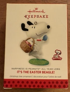 Hallmark Snoopy It's The Easter Beagle! Snoopy Osterhase Ornament Peanuts - Bild 1 von 6