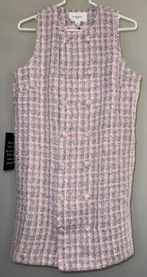 Pomander Place Tuckernuck Peony Tweed Bianca Dress - Size Large - Image 1 of 3