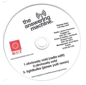 The Answering Machine - Obviously Cold +2 UK CD EP prm - Foto 1 di 1