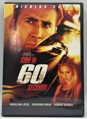 Gone In 60 Seconds DVD Nicholas Cage Angelina Jolie Free Shipping 2000 - Image 1 of 3