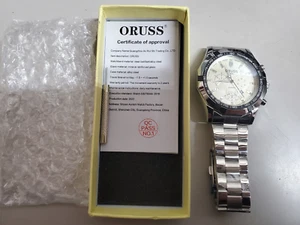 Reloj Hombre Acero Inoxidable Oruss Blanco Multi Esfera con Herramienta Sin Usar - Imagen 1 de 1