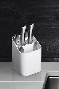 Abtropfschale Besteckkasten Organizer mit Abtropfschale Bestecktrennung - Bild 1 von 5