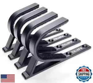 FULLBOW Gun Rack Wall Mount, Horizontal Gun Hooks for Wall, Durable Aluminum - Picture 1 of 5
