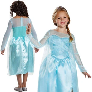 Kinder Karnevalskostüm Disney Frozen Die Eiskönigin Elsa 94-109 cm 3-4 Jahre alt - Bild 1 von 5