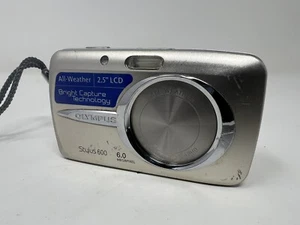 Olympus Stylus 600 6.0MP All Weather 3x Optical Zoom Digital Camera - Silver - Picture 1 of 7