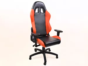 Sedia da gioco FK eGame Seats eSports play seat Liverpool nera / arancione Sedia - Bild 1 von 7