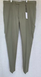 Pantalones chinos ajustados Reiss Eastbury Sage nuevos con etiquetas talla 36 - Imagen 1 de 12