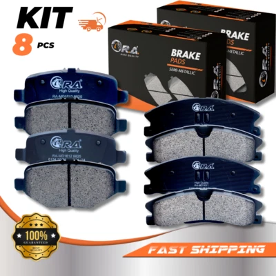 Front and Rear Disc Brake Pads for 2013 - 2019 Ford EXPLORER models w/HD Brakes - Image 1 of 4