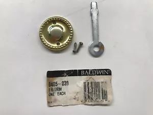 Baldwin 0405030 E R Trim, Bright Brass - Picture 1 of 3