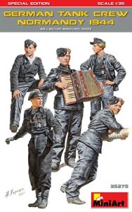 German Tank Crew ( Normandy 1944 ) Special Edition 1:35 Figure Plastic Model Kit