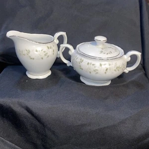 Sheffield Fine China Japan Classic 501 Sugar And Creamer Set - Picture 1 of 10