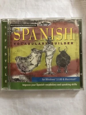 Spanish Vocabulary Builder CD-ROM.FREE POST - Image 1 of 3