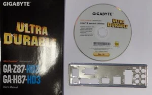 Gigabyte GA-H87-HD3 Rev.1.0 - Handbuch - Blende - Treiber CD #301605 - Afbeelding 1 van 1