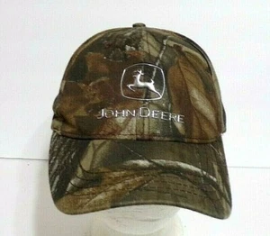 Cary Francis JOHN DEERE Custom Colleen Team-Tailgate Adjustable Sz Camo Hat EUC - Picture 1 of 4