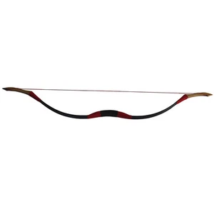 40LB Handmade Traditional Recurve Bow Horse Riding Archery Practice Longbow - Picture 1 of 58
